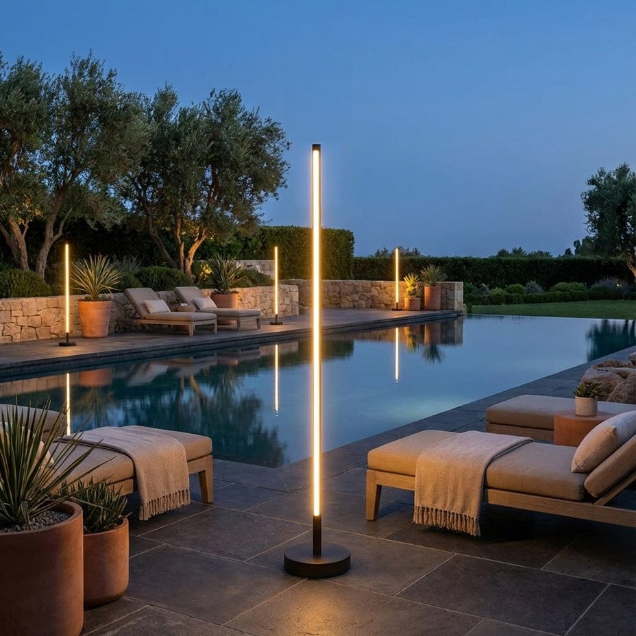 SolarPillar evening glow