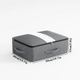 Livono Extra Large Storage Bag for Clothes with Viewing Window