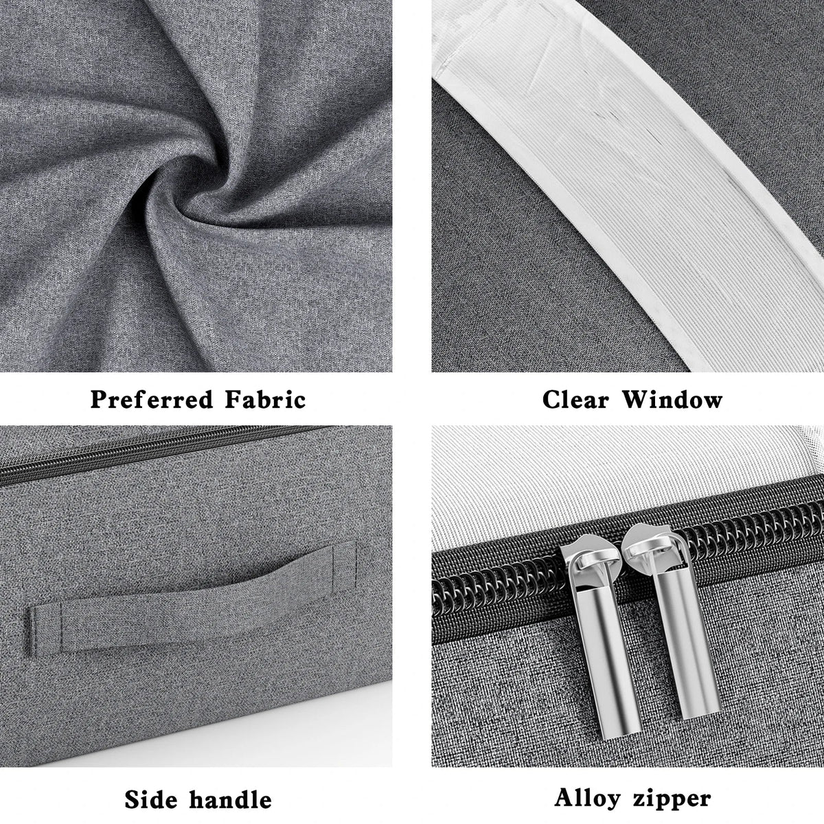 Livono Extra Large Storage Bag for Clothes with Viewing Window
