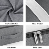 Livono Extra Large Storage Bag for Clothes with Viewing Window