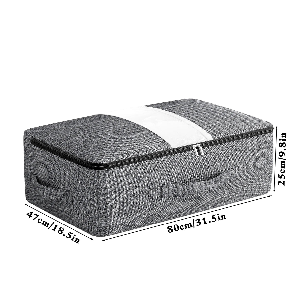 Livono Extra Large Storage Bag for Clothes with Viewing Window