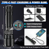 LumaBeam - 100,000 Lumen Tactical LED Flashlight & Power Bank