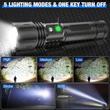 LumaBeam - 100,000 Lumen Tactical LED Flashlight & Power Bank