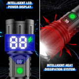 LumaBeam - 100,000 Lumen Tactical LED Flashlight & Power Bank