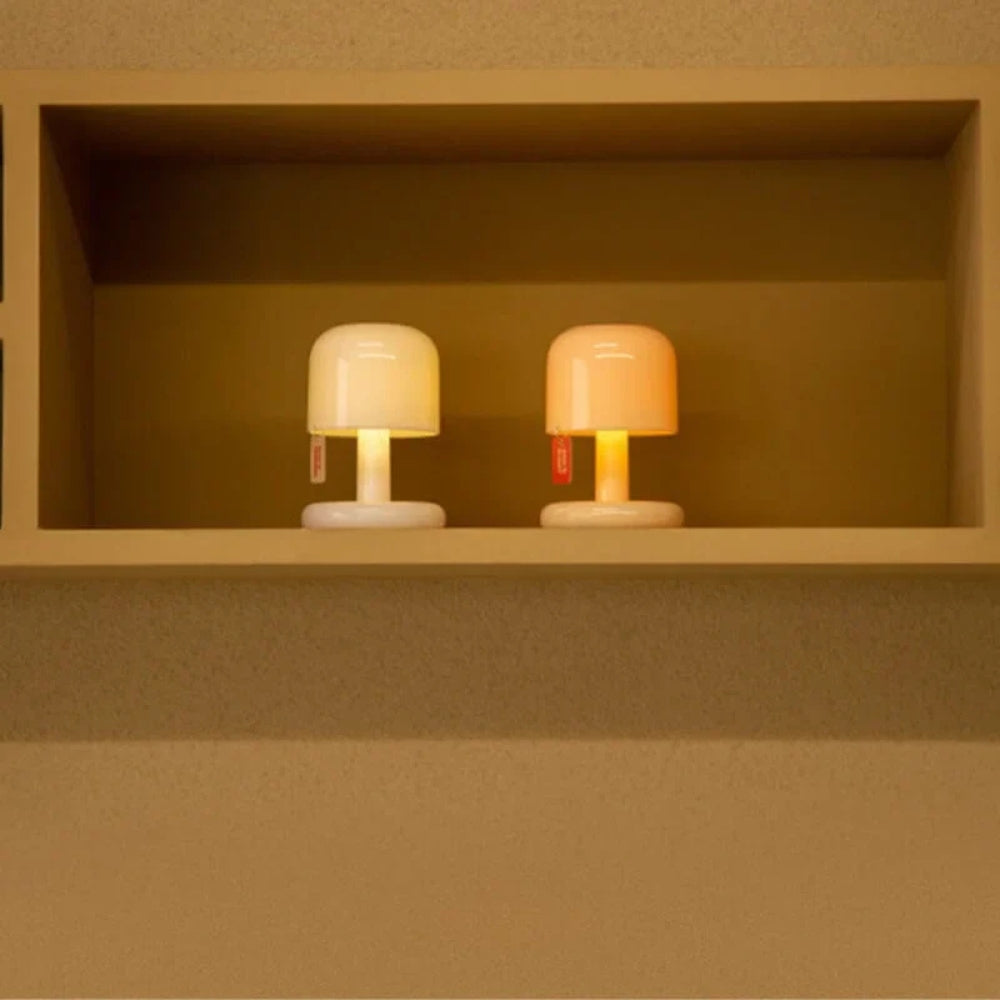 Lumia Mini Mushroom Night Light - Portable Soft Glow Lamp