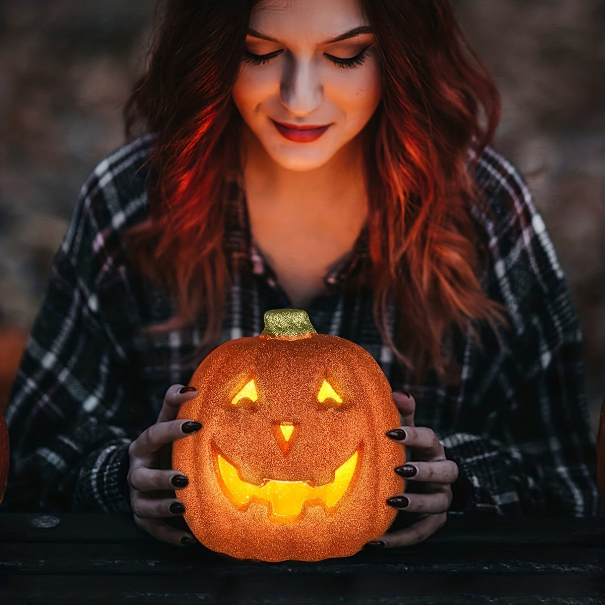 Luminous Pumpkin - Battery Operated Halloween Decoration