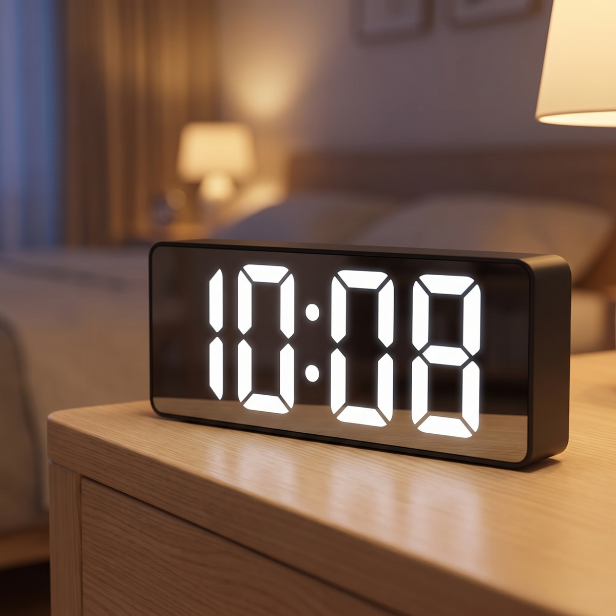 Lumio - Digital Alarm Clock with Adjustable Brightness & Wake Up Light