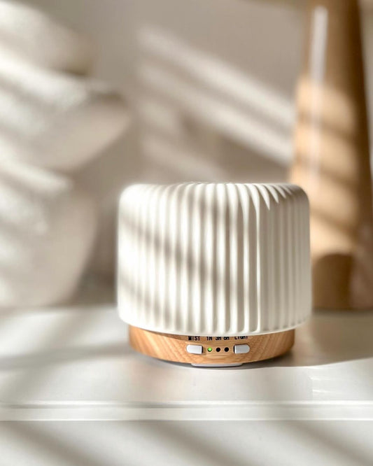 LuxeAroma - Ceramic Fragrance Diffuser with Ultrasonic Technology