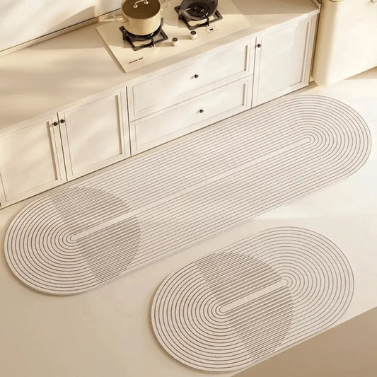 LuxéMat - Absorbent Quick-Drying Kitchen Rug for Hygiene