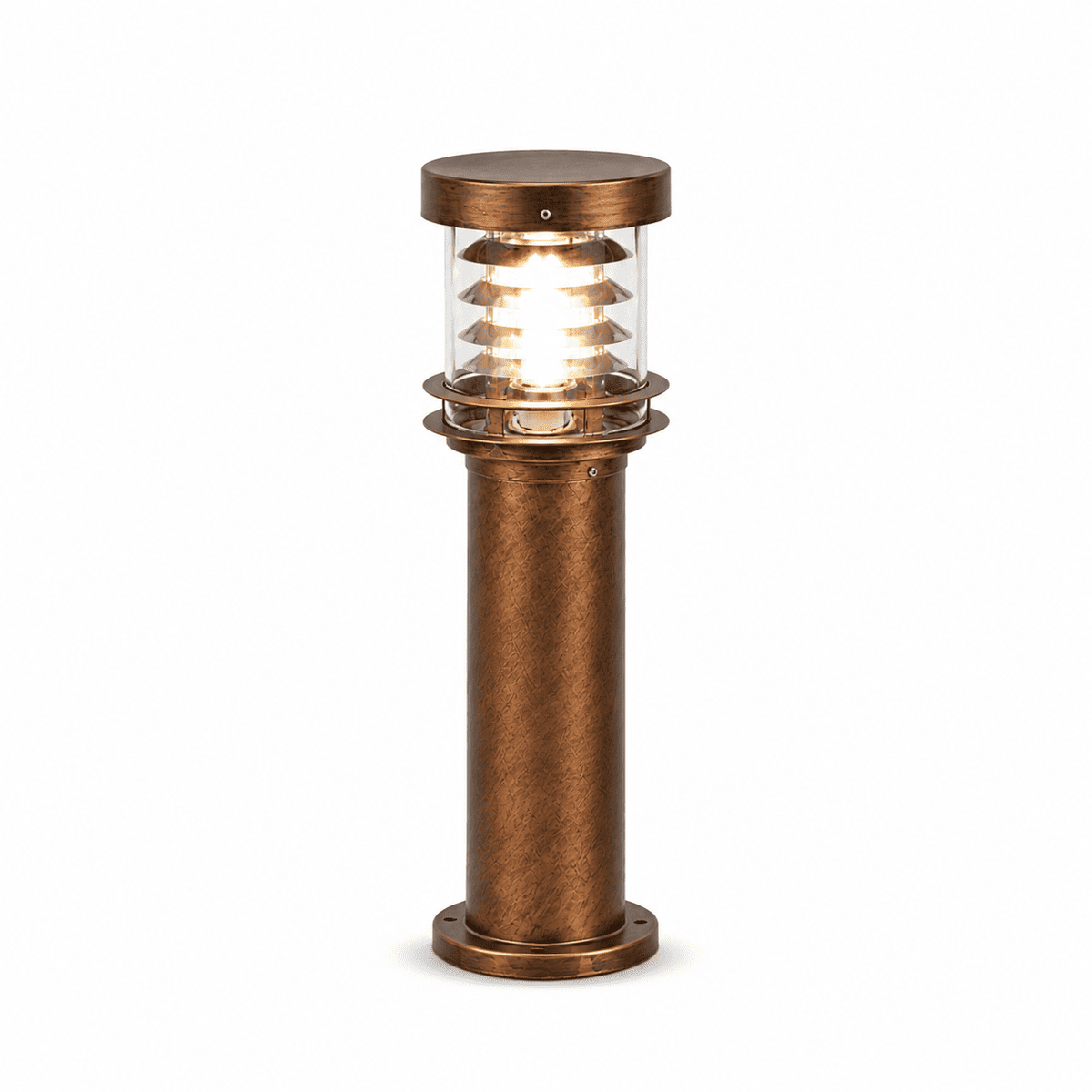 Oriva - Outdoor LED Bollard Light IP65 Solar or Hardwired