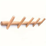 Maeve - Solid Oak Wall Rack with 4 or 5 Pegs