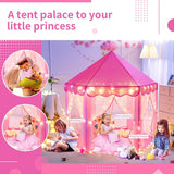 Magical Princess Play Tent with Star Lights for Kids