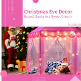 Magical Princess Play Tent with Star Lights for Kids