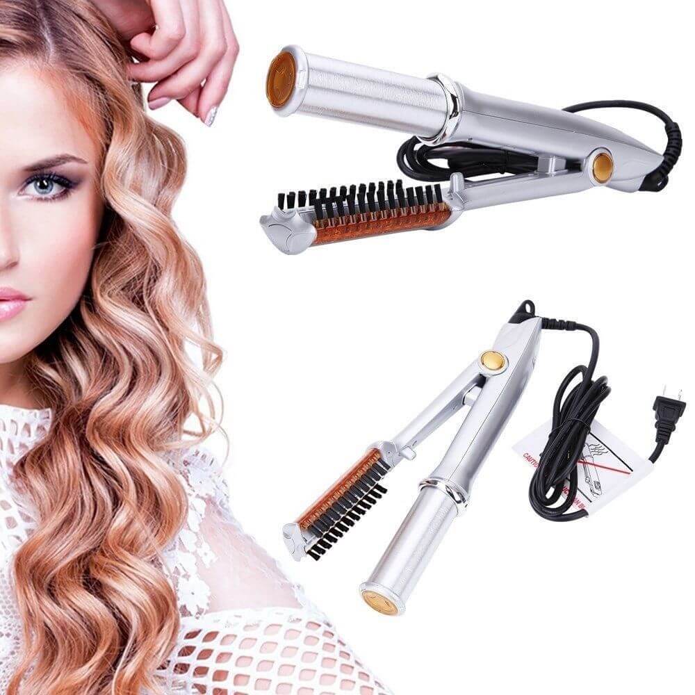 Max Prime - 2-in-1 Hair Styler & Rotating Curling Iron
