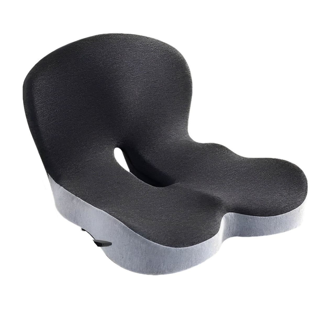 Memory Foam Seat Cushion with Lumbar Support - Ergonomic Design