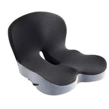 Memory Foam Seat Cushion with Lumbar Support - Ergonomic Design