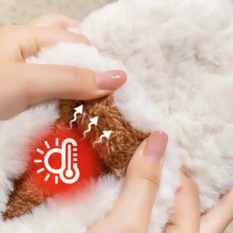 Microwavable Heated Slippers - Women's Warming Comfort
