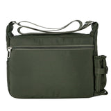 Minimalist Mens Messenger Bag with Water Bottle Holder