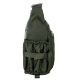 Minimalist Mens Messenger Bag with Water Bottle Holder