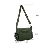 Minimalist Mens Messenger Bag with Water Bottle Holder