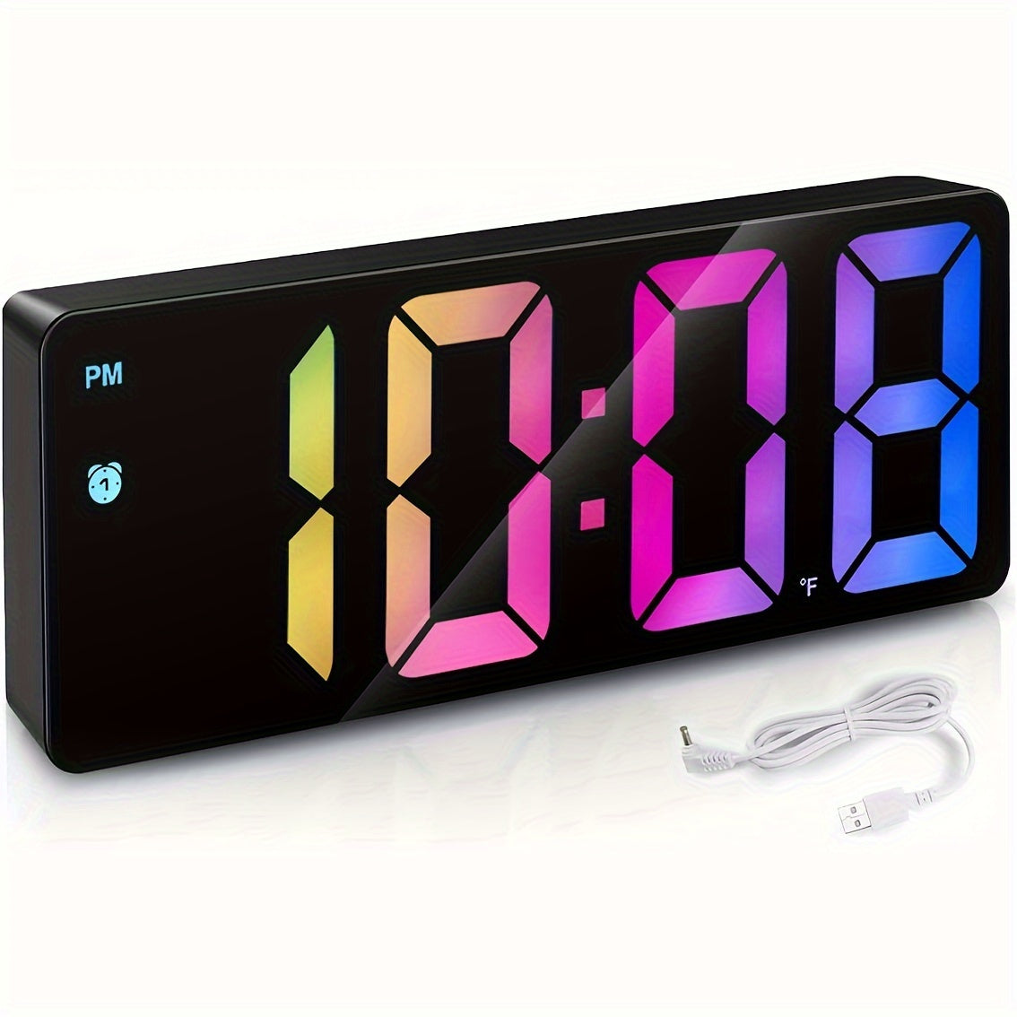 Mira - LED Silent Alarm Clock with Sound Detection & Adjustable Brightness