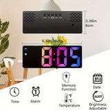 Mira - LED Silent Alarm Clock with Sound Detection & Adjustable Brightness