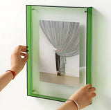 Modern Acrylic Photo Frame - Minimalist Transparent Design
