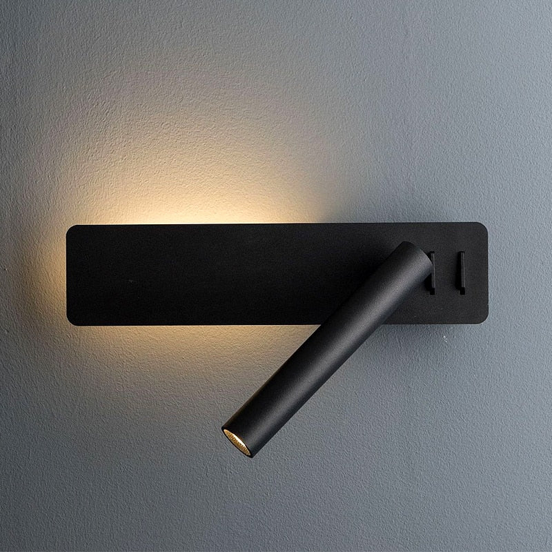 Modern Adjustable LED Wall Lamp for Reading & Working