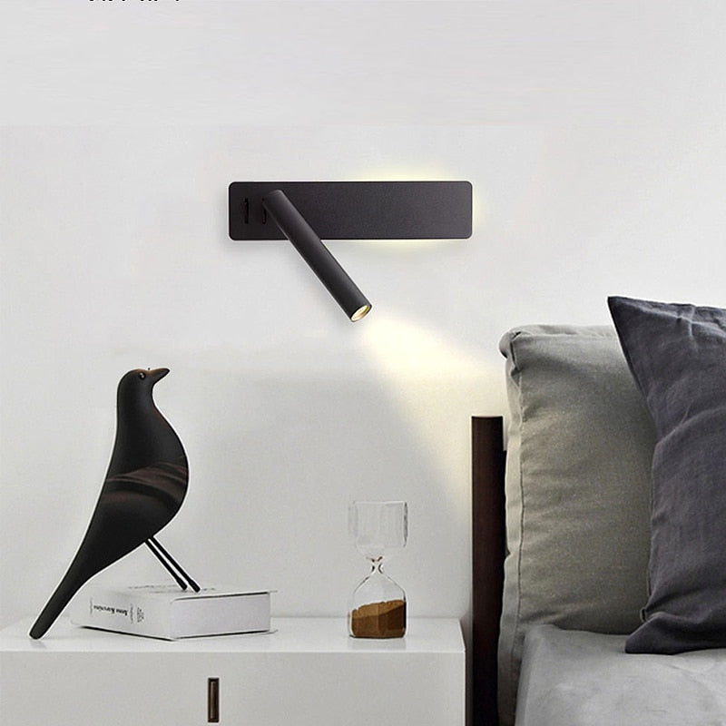 Modern Adjustable LED Wall Lamp for Reading & Working