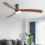 Modern Ceiling Fan with Dimmable Light & Remote Control - 6 Speeds