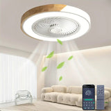 Modern Ceiling Fan with Lights and Remote Control - Energy Efficient LED Lighting