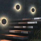 Modern Compact Outdoor Wall Light - Dual LED Uplight & Downlight