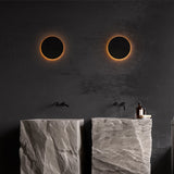 Modern Compact Outdoor Wall Light - Dual LED Uplight & Downlight