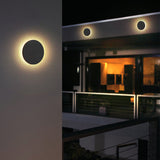 Modern Compact Outdoor Wall Light - Dual LED Uplight & Downlight