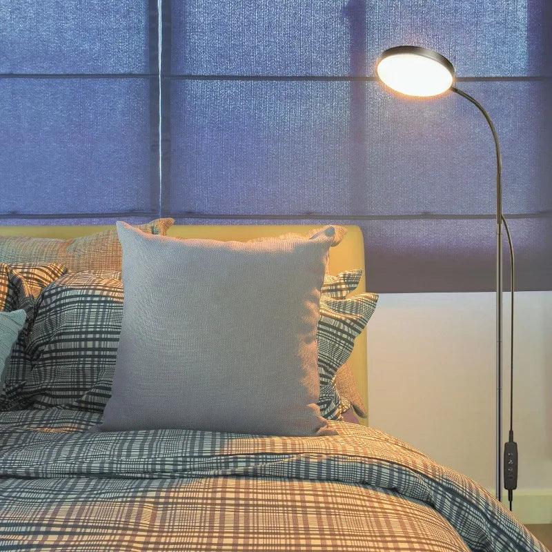Modern Floor Lamp - Adjustable Gooseneck LED Standing Lamp for Living Room