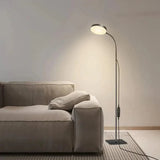 Modern Floor Lamp - Adjustable Gooseneck LED Standing Lamp for Living Room