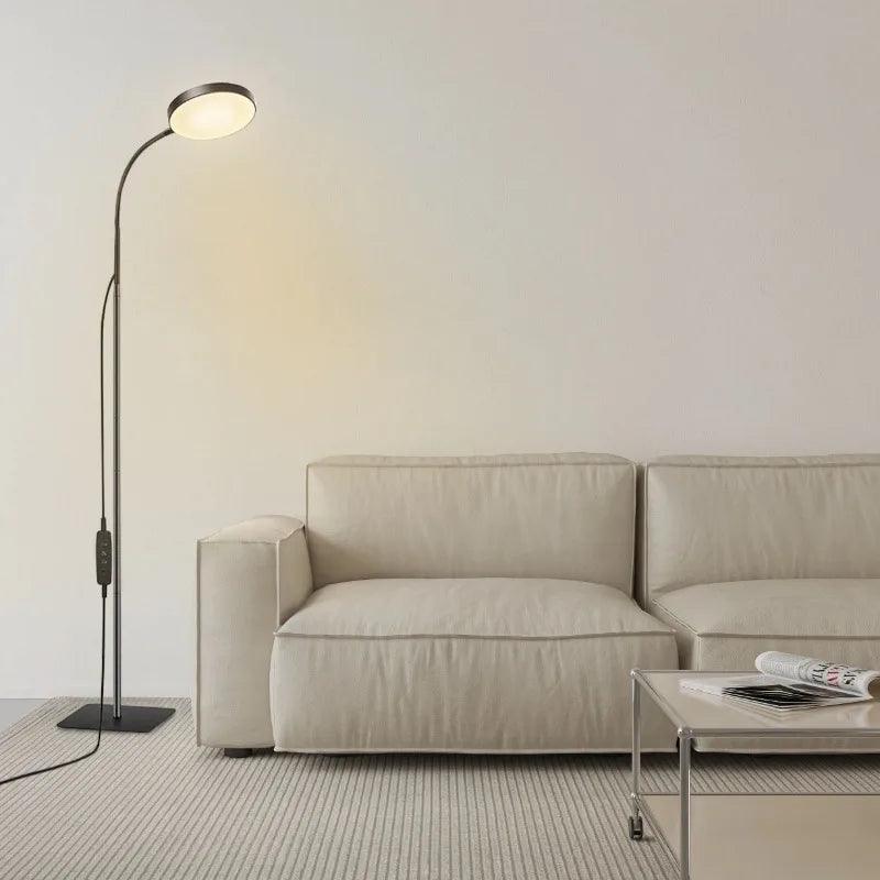 Modern Floor Lamp - Adjustable Gooseneck LED Standing Lamp for Living Room