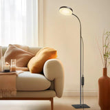 Modern Floor Lamp - Adjustable Gooseneck LED Standing Lamp for Living Room