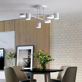 Modern Flush Mount Ceiling Light Fixture - Adjustable LED Lighting
