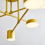 Modern Flush Mount Ceiling Light Fixture - Adjustable LED Lighting