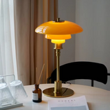 Modern Table Lamp with Glass Shade for Cozy Atmosphere