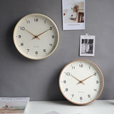 Modern Wall Clock - Scandinavian Wooden Design with Minimalist Aesthetic