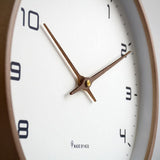 Modern Wall Clock - Scandinavian Wooden Design with Minimalist Aesthetic