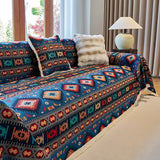 Nomad Dream - Vintage Boho Sofa Cover for Pets, Geometric Design