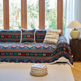 Nomad Dream - Vintage Boho Sofa Cover for Pets, Geometric Design