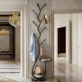 Nordic Elegance - Stylish Iron Tree Coat Rack Stand