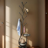 Nordic Elegance - Stylish Iron Tree Coat Rack Stand