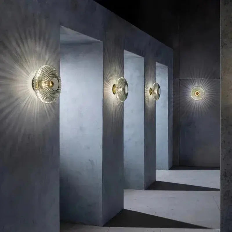 Nordic Glass Wall Lamp - Elegant Wall Sconces for Indoor Lighting