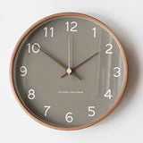 Nordic Round Wall Clock - Modern Silent Quartz Home Décor