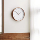 Nordic Round Wall Clock - Modern Silent Quartz Home Décor